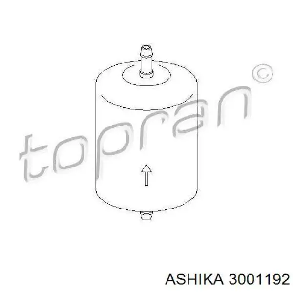 Фільтр паливний Ashika 3001192