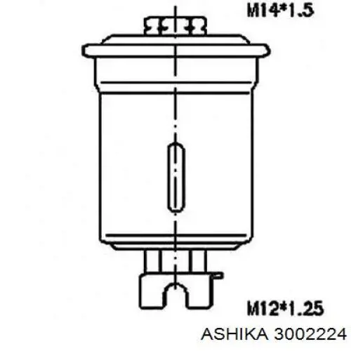 Фільтр паливний Ashika 3002224
