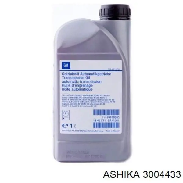 3004433 Ashika Фільтр палива