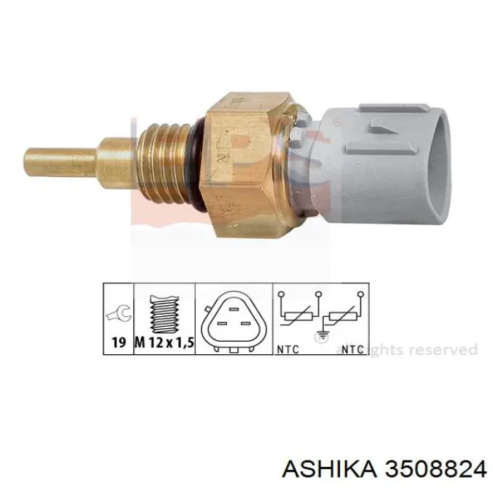 Помпа охолодження Japan Parts PQ824 ціна, від 42.20 USD