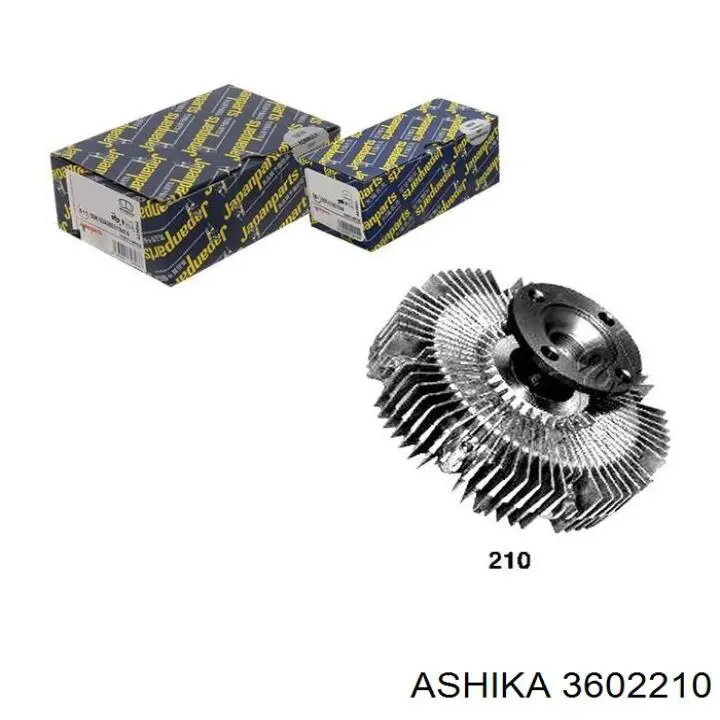 3602210 Ashika вискомуфта, вязкостная муфта вентилятора охолодження