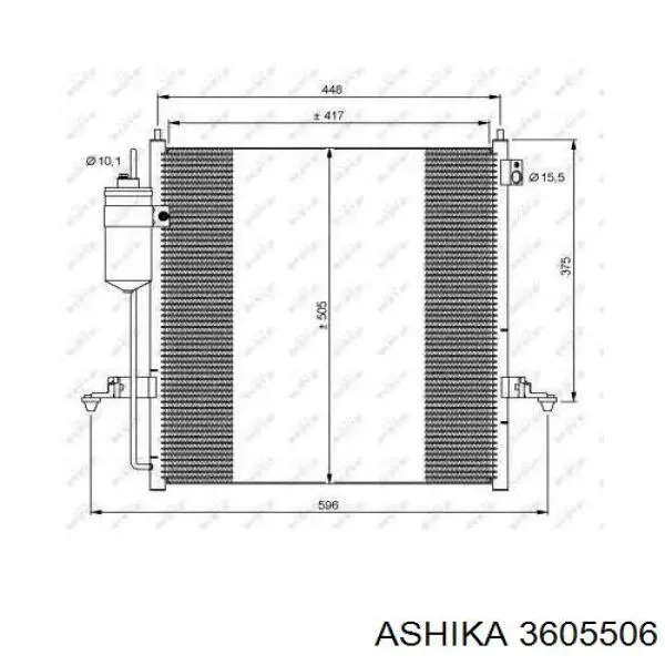 Купити 3605506 Ashika Муфта вязкостная системи охолодження
