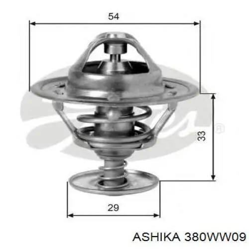 Купити 380WW09 Ashika Термостат в корпусі