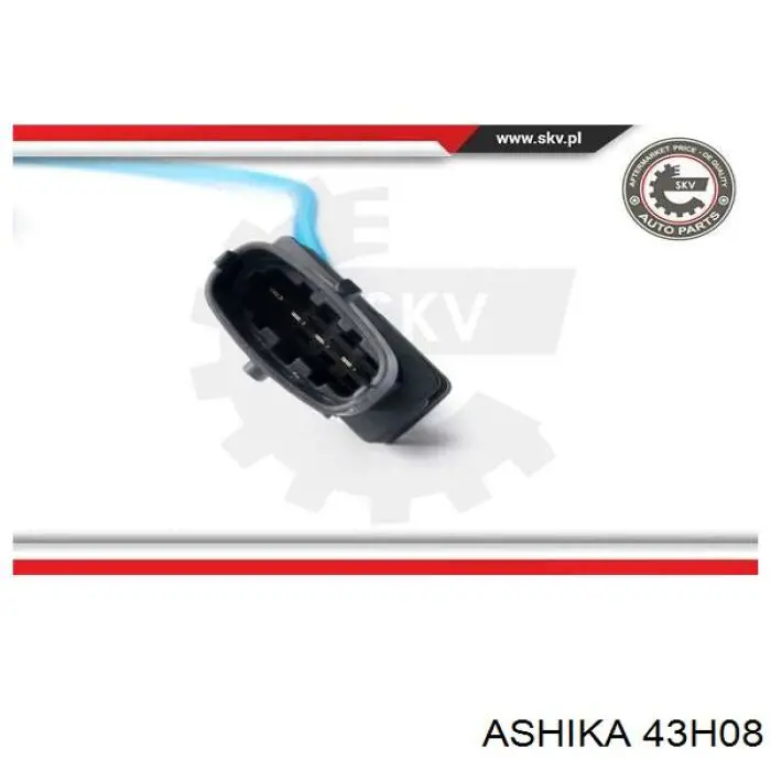 Лямбдазонд, датчик кисню до каталізатора Ashika 43H08 ціна, від 36.69 USD
