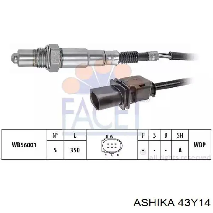 OOY14 Japan Parts Лямбдазонд, датчик кисню до каталізатора