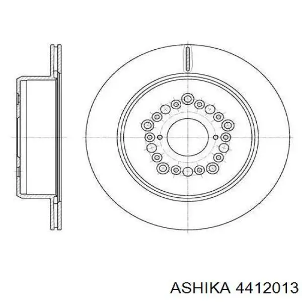 Підшипник ступиці 4412013 Ashika