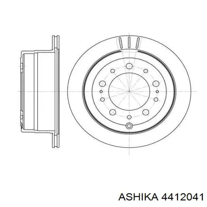 Купити 4412041 Ashika Підшипник ступиці передньої