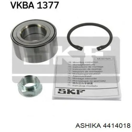 Купити 4414018 Ashika Підшипник ступиці передньої