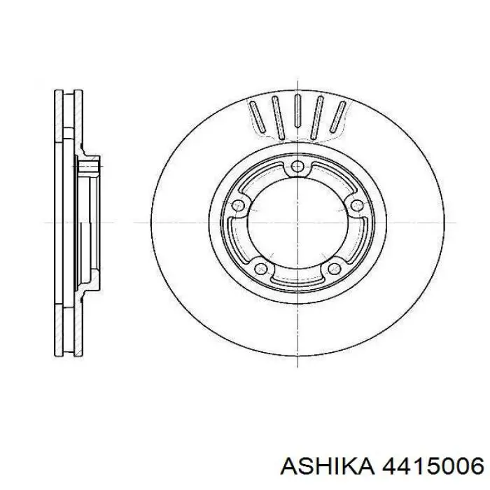 Комплект підшипник маточини передньої Ashika 4415006 ціна, від 13.94 USD