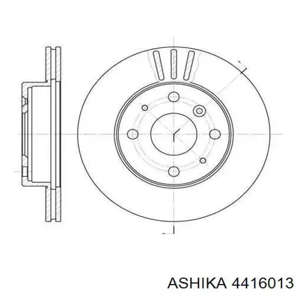 Підшипник маточини передньої 4416013 Ashika