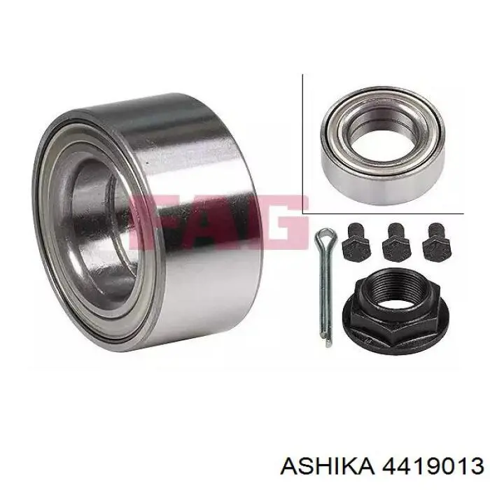 Купити 4419013 Ashika Підшипник ступиці передньої
