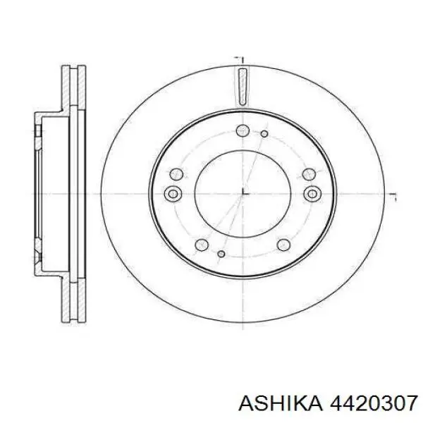 Задній підшипник Ashika 4420307
