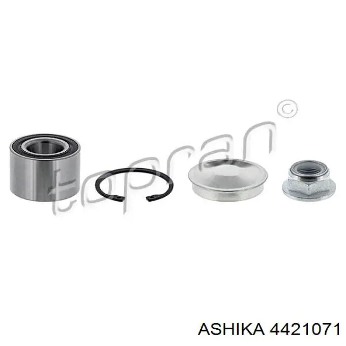 Підшипник маточини задньої Ashika 4421071 ціна, від 12.34 USD