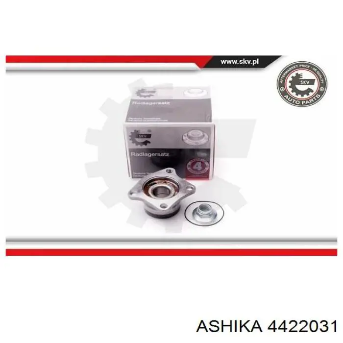 Купити 4422031 Ashika Підшипник задньої ступиці