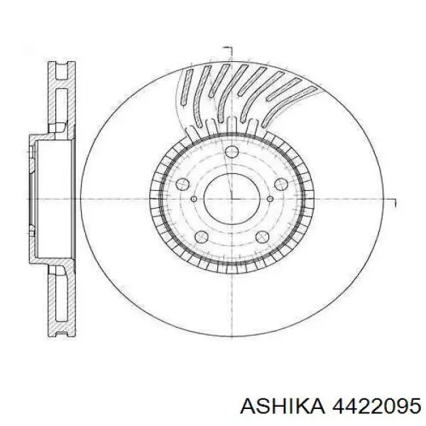Маточина заднього колеса Ashika 4422095