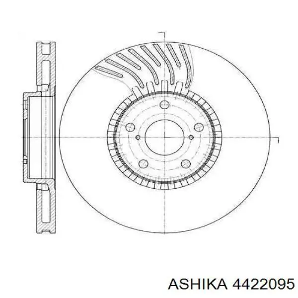 4422095 Ashika Маточина задня