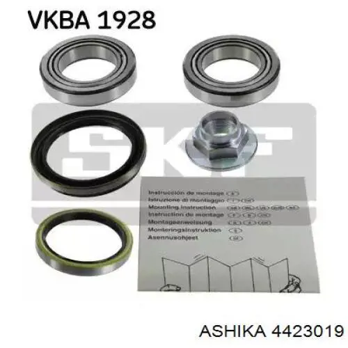 Маточина колеса передня Ashika 4423019 ціна, від 15.91 USD