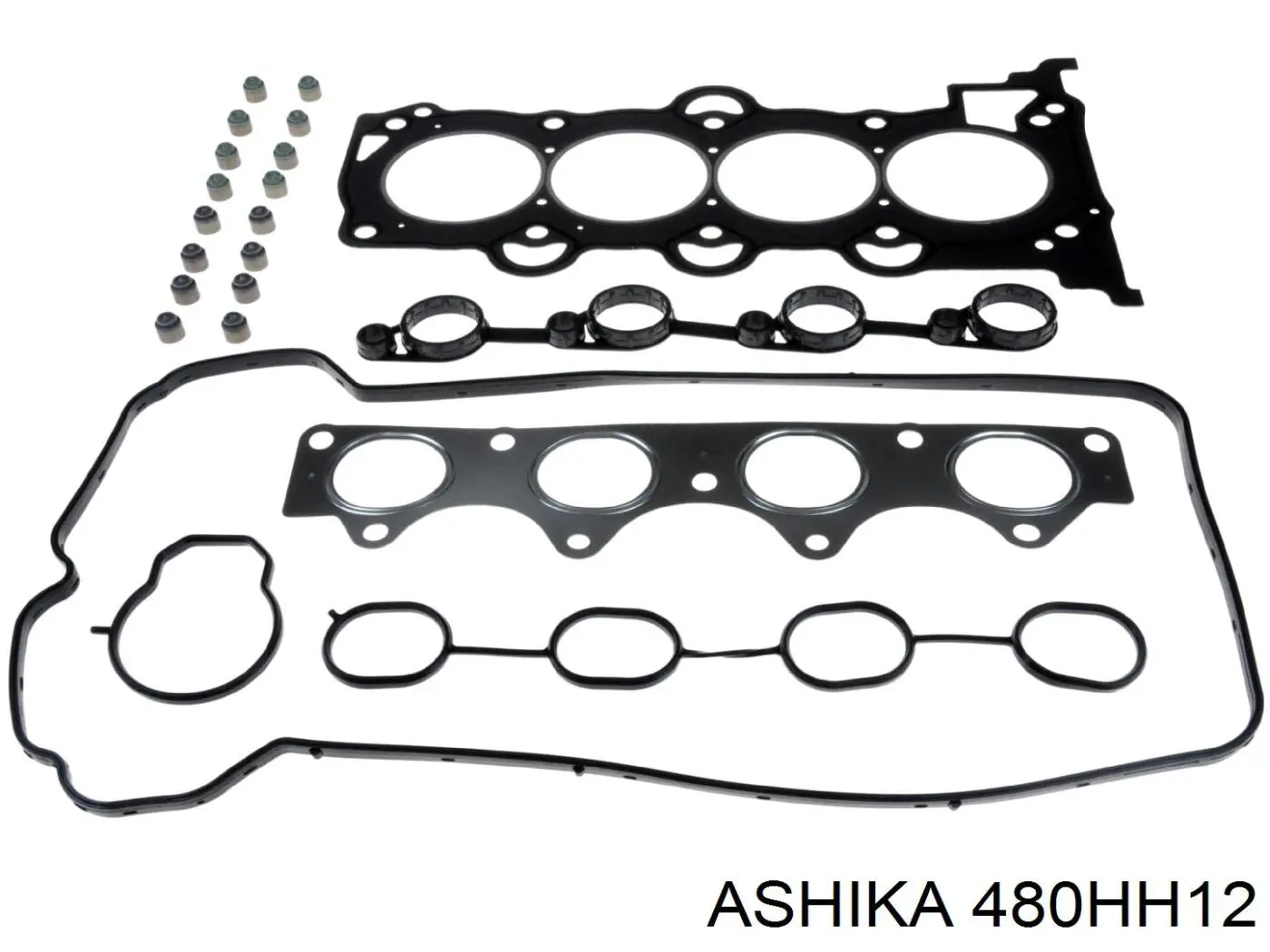 480HH12 Ashika комплект прокладок двигуна, верхній