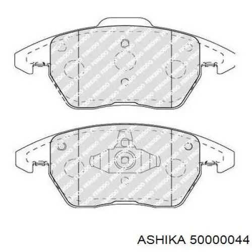 Гальмівні колодки Ashika 50000044 ціна, від 22.33 USD