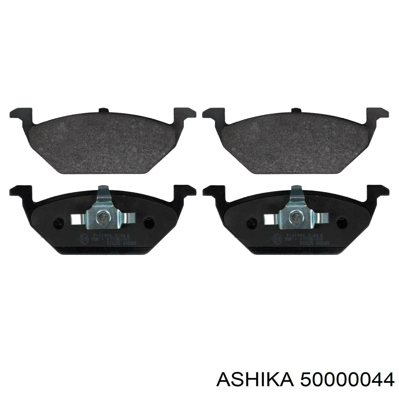 Передні тормозні колодки 50000044 Ashika