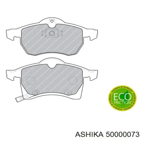 Тормозні колодки Ashika 50000073
