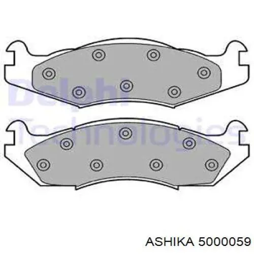 04638634 Chrysler Передні гальмівні колодки