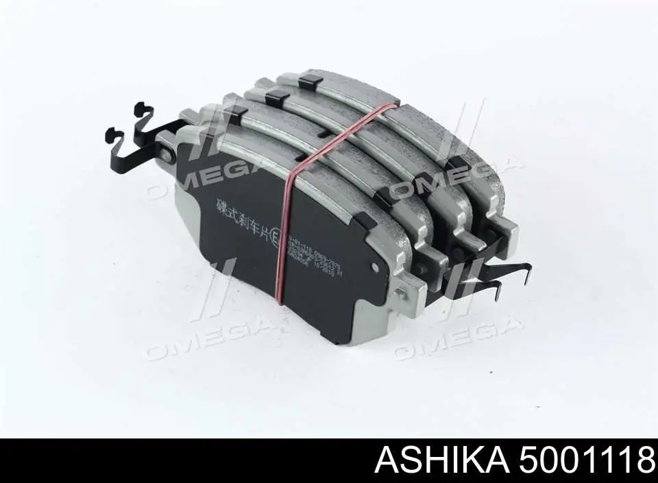 Гальмівні колодки Ashika 5001118 ціна, від 24.25 USD