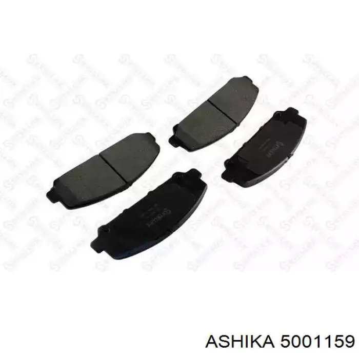 5001159 Ashika Передні гальмівні колодки