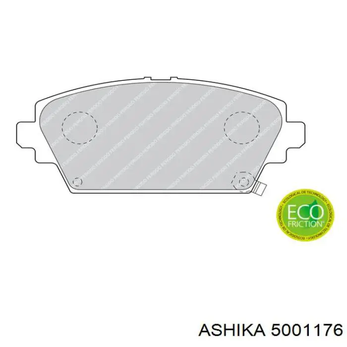 Тормозні колодки Ashika 5001176