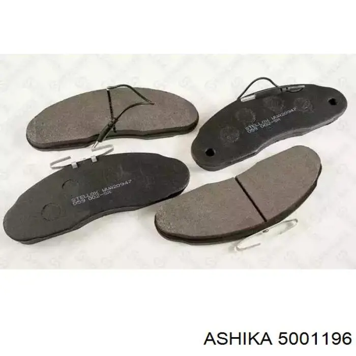 Гальмівні колодки Ashika 5001196 ціна, від 29.98 USD