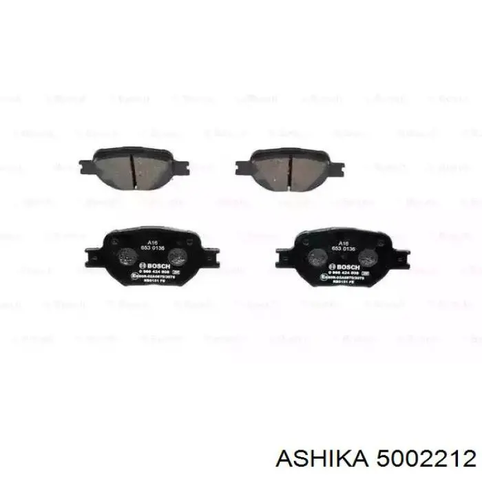 Передні тормозні колодки 5002212 Ashika