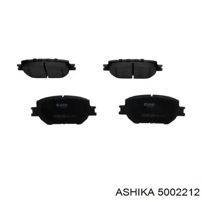 Гальмівні колодки Ashika 5002212 ціна, від 19.07 USD