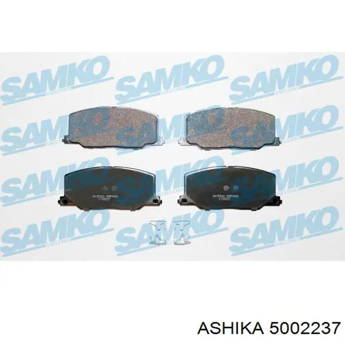 Задні гальмівні колодки Ashika 5002237 ціна, від 13.68 USD