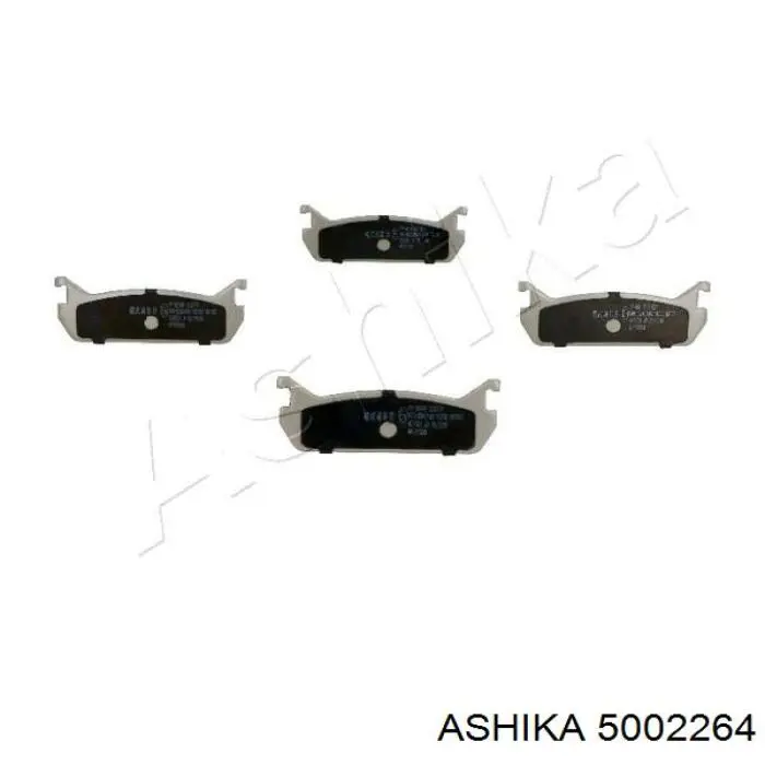 5002264 Ashika Передні гальмівні колодки