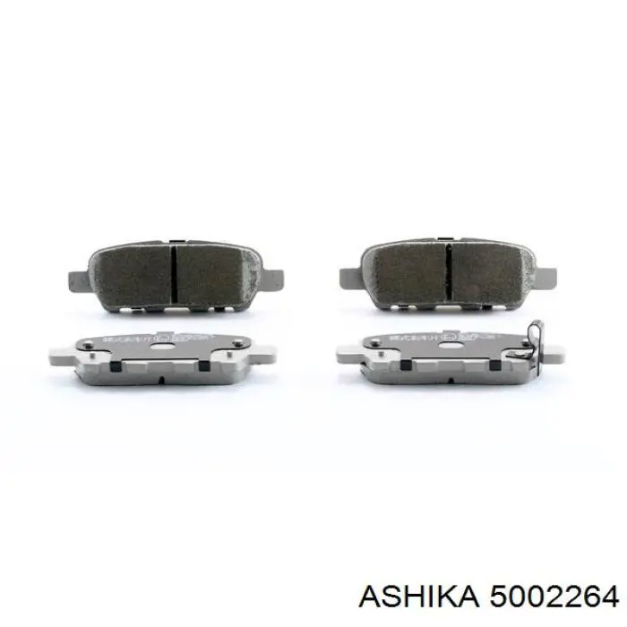 Гальмівні колодки Ashika 5002264 ціна, від 19.40 USD