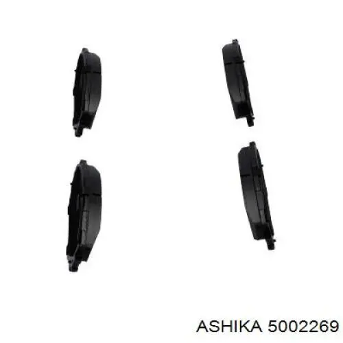 Гальмівні колодки Ashika 5002269 ціна, від 22.52 USD