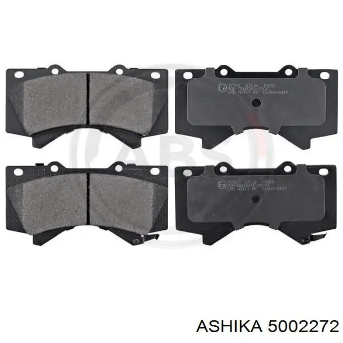 Гальмівні колодки Ashika 5002272 ціна, від 36.04 USD