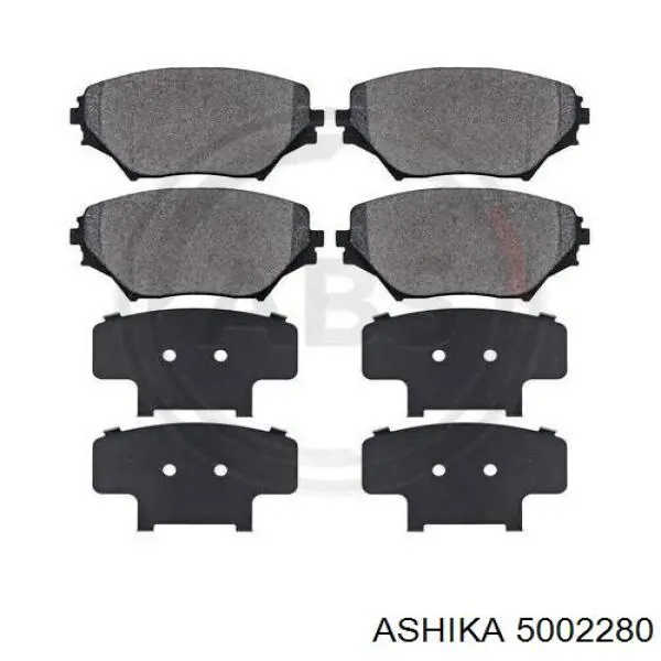 Гальмівні колодки Ashika 5002280 ціна, від 22.07 USD