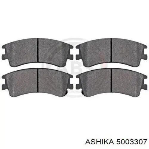 Купити 5003307 Ashika Колодки гальмівні передні, дискові