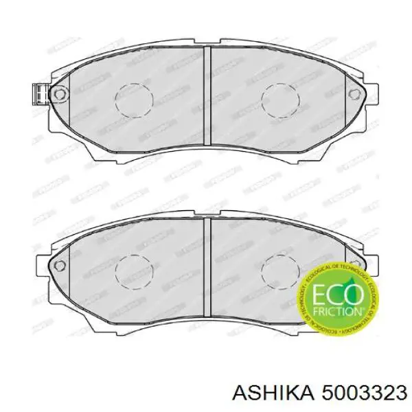 Гальмівні колодки Ashika 5003323 ціна, від 22.51 USD