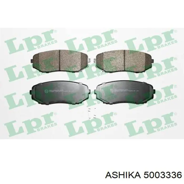 5003336 Ashika Передні гальмівні колодки