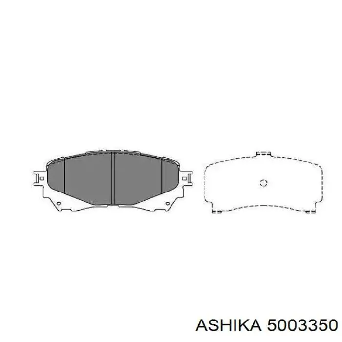 Тормозні колодки Ashika 5003350