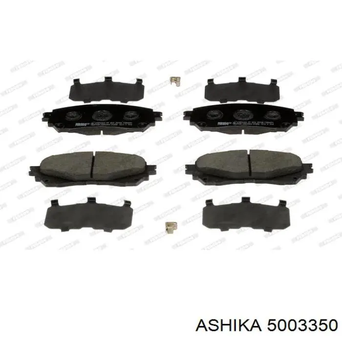 5003350 Ashika Передні гальмівні колодки