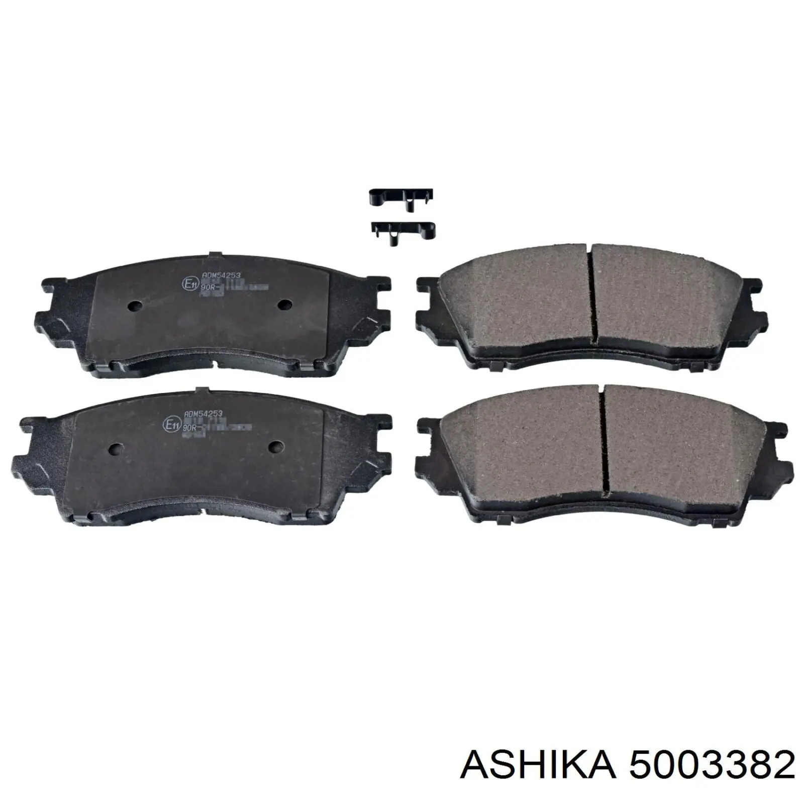 5003382 Ashika колодки гальмівні передні, дискові
