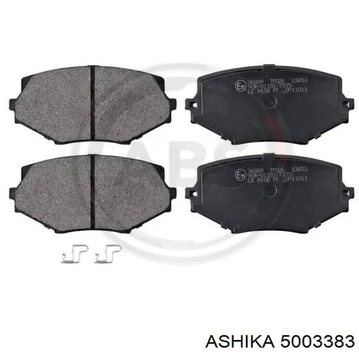 Передні тормозні колодки 5003383 Ashika