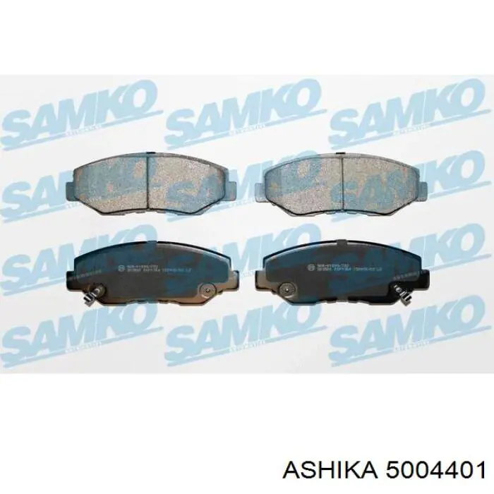 5004401 Ashika колодки гальмівні передні, дискові