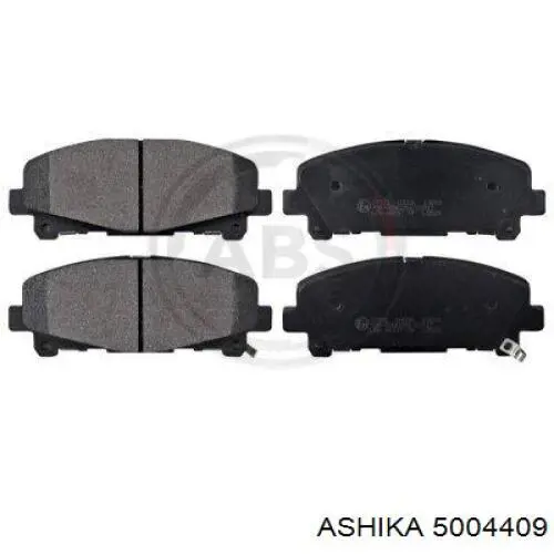 Купити 5004409 Ashika Колодки гальмівні передні, дискові