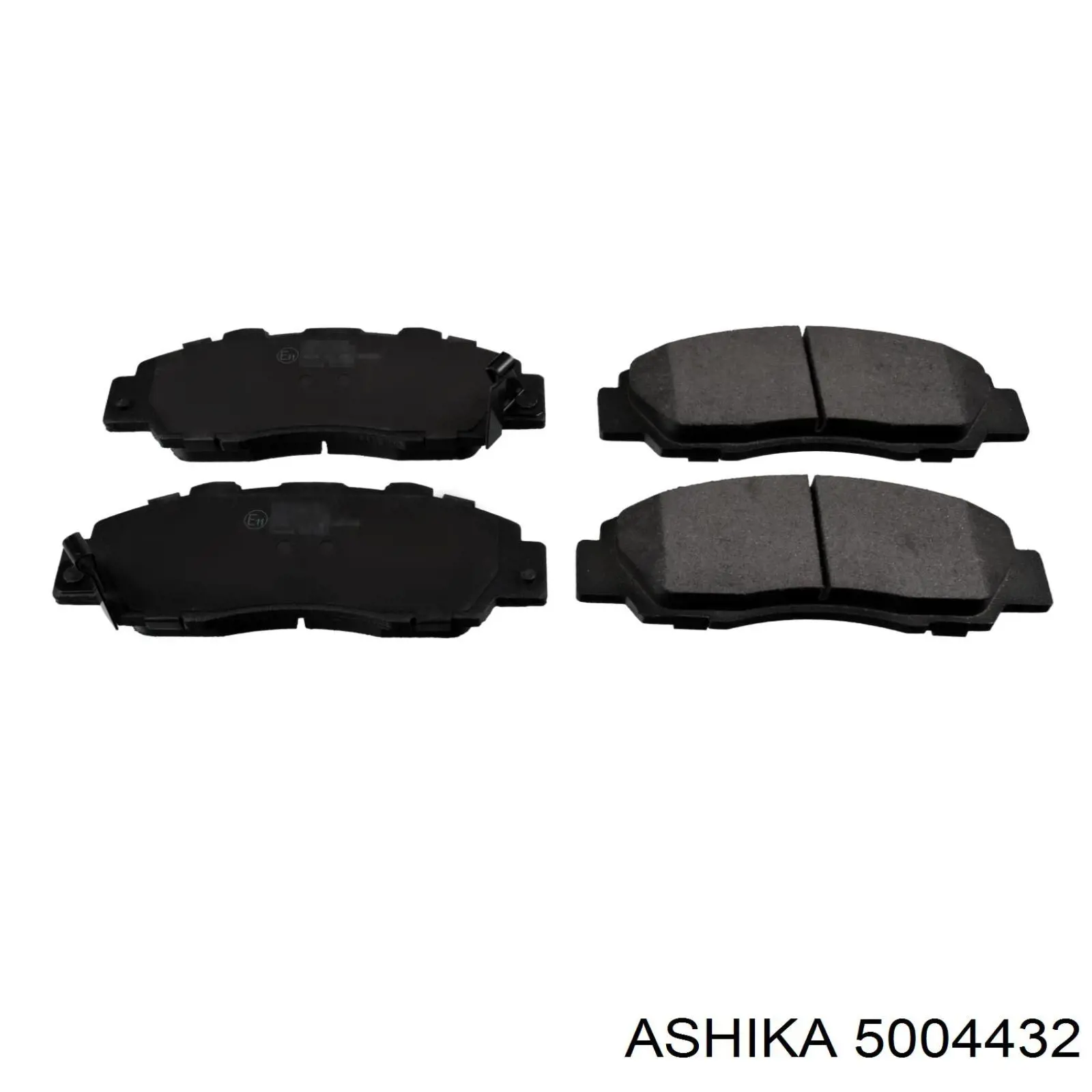 5004432 Ashika колодки гальмівні передні, дискові
