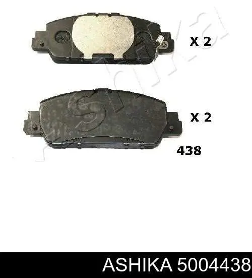 Гальмівні колодки Ashika 5004438 ціна, від 29.41 USD