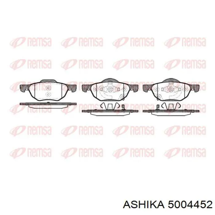 Передні тормозні колодки 5004452 Ashika